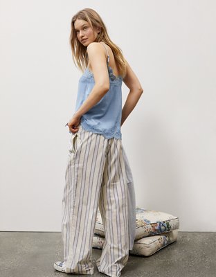 Aerie x Emily + Meritt Cotton Club Stripe Pant