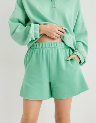american eagle fleece shorts