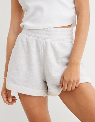 Aerie High Waisted Chillax Fleece Short