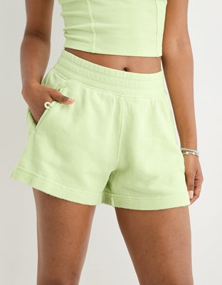 Aerie High Waisted Chillax Fleece Short