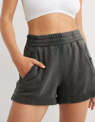 Aerie High Waisted Chillax Fleece Short