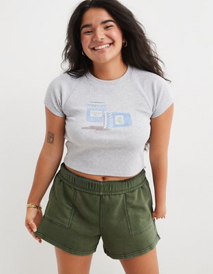 Aerie clearance fleece shorts