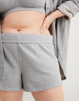 Женские свитеры Aerie High Waisted LumberJane Fleece Short — фото 7