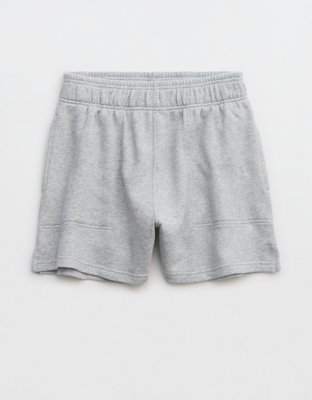 Aerie LumberJane Short de Fleece Cintura Alta