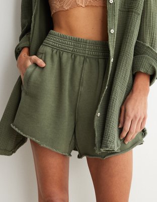 Everyday Happiness Olive Green Linen Shorts – Shop the Mint