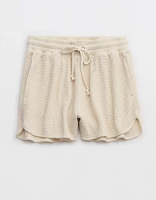 Aerie High Waisted LumberJane Waffle Short