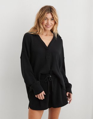 Aerie High Waisted LumberJane Waffle Short