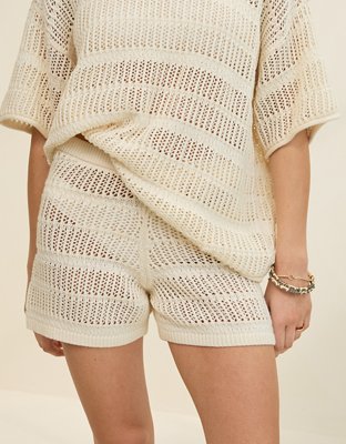 Short en crochet Aerie