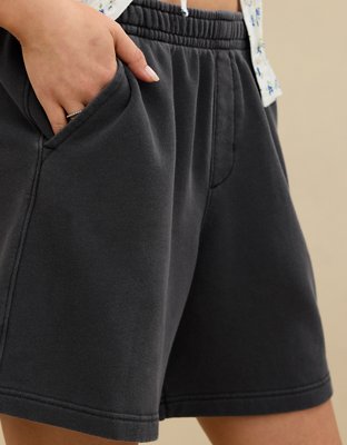 Aerie Long Fleece Short