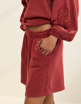 Aerie Long Fleece Short