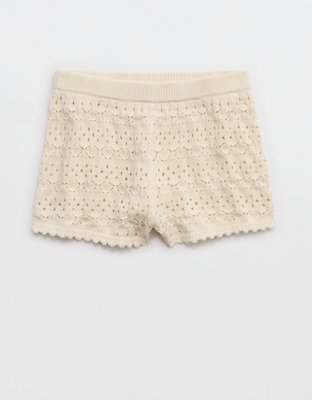 Aerie Open-Knit Hot Short