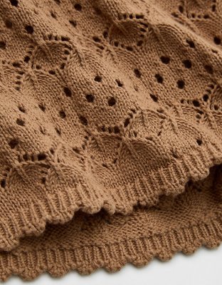 Aerie Open-Knit Hot Short