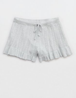 Aerie x Emily + Meritt Pointelle Sweater Short