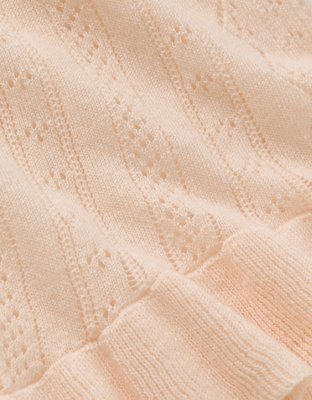 Aerie x Emily + Meritt Pointelle Sweater Short