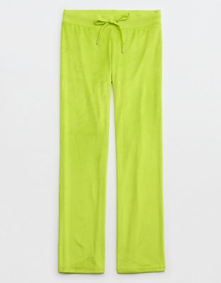 Aerie Dreamy Velour Low Rise Pant