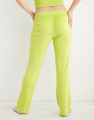 Aerie Dreamy Velour Low Rise Pant