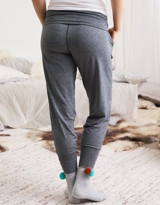 aerie foldover jogger