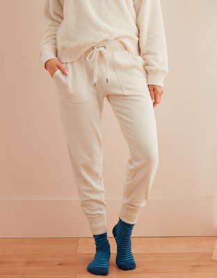 aerie fleece joggers