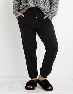 aerie black joggers