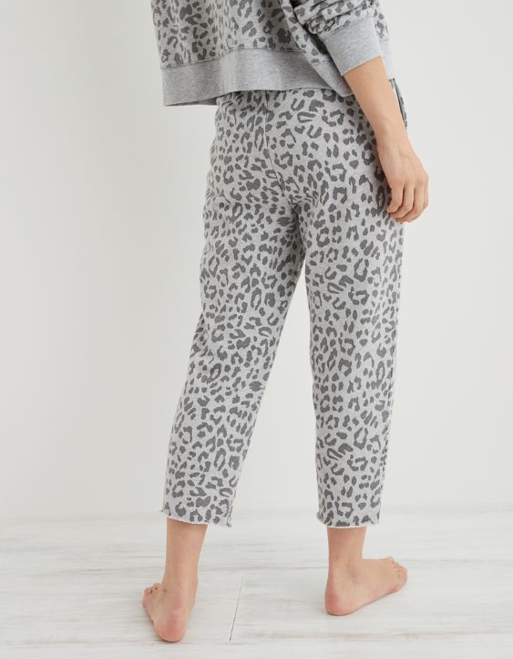 Aerie Sandy Fleece Cropped Sweatpant