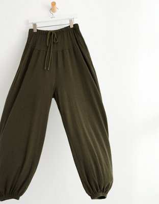 aerie green joggers