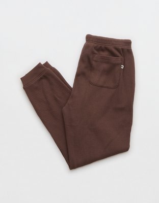 aerie waffle jogger