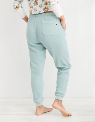 aerie waffle jogger