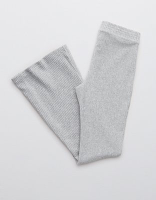 Aerie Groove-On Velour High Waisted Flare Pant