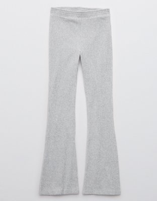 Aerie Groove-On Velour High Waisted Flare Pant