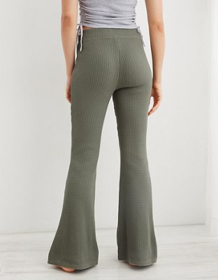 aerie waffle pants