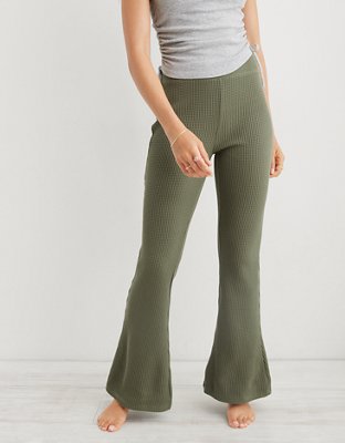 aerie waffle pants