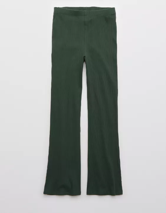 Aerie High Waisted Cropped Kick Flare Pant