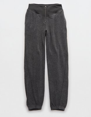 Aerie Sherpa Fleece Corset Jogger