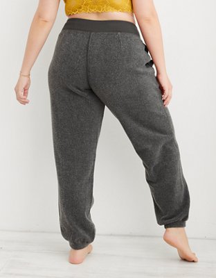 Aerie Sherpa Fleece Corset Jogger