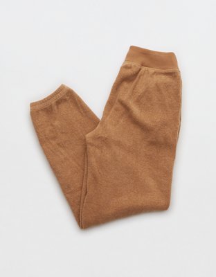 Женские брюки Aerie Sherpa Fleece Corset Jogger — фото 4