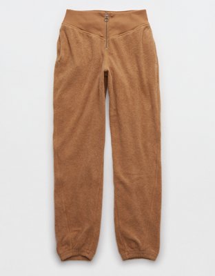 Aerie Sherpa Fleece Corset Jogger