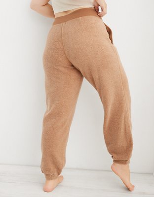 Женские брюки Aerie Sherpa Fleece Corset Jogger — фото 2