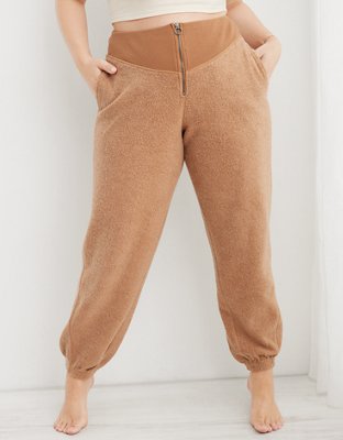 Женские брюки Aerie Sherpa Fleece Corset Jogger — фото 5