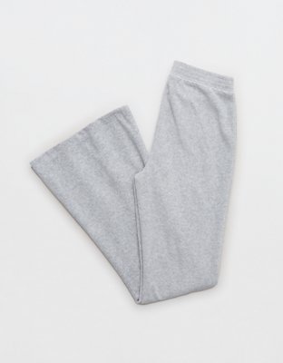 Aerie Groove-On Rib Velour Flare Pant