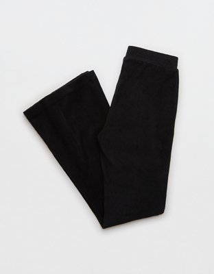 Aerie Groove-On Rib Velour Flare Pant