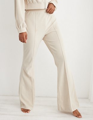 Aerie Groove-On Velour High Waisted Flare Pant  High waisted flare pants,  High waisted flares, Flare lounge pants