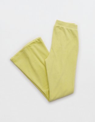 Aerie Groove-On Rib Velour Flare Pant