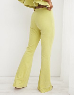 Aerie Groove-On Rib Velour Flare Pant