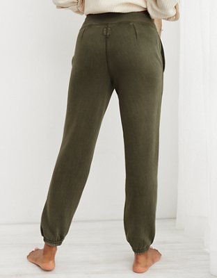Aerie Fleece Corset Jogger