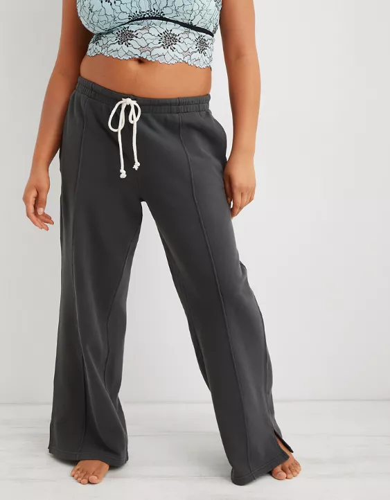 Aerie Low Rise Pintuck Skater Pant