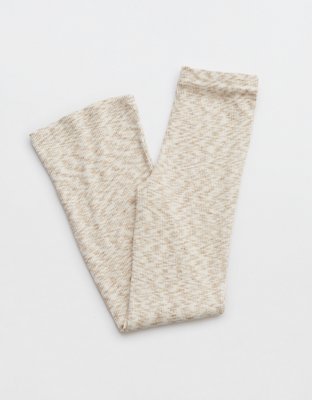 Aerie High Waisted Ribbed Baby Flare