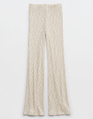 Aerie High Waisted pants flare en punto elástico