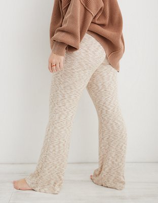 Aerie High Waisted Ribbed Baby Flare