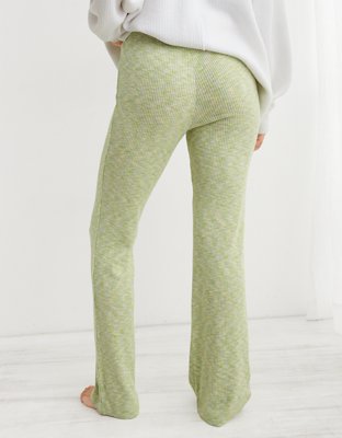 Aerie High Waisted Ribbed Baby Flare