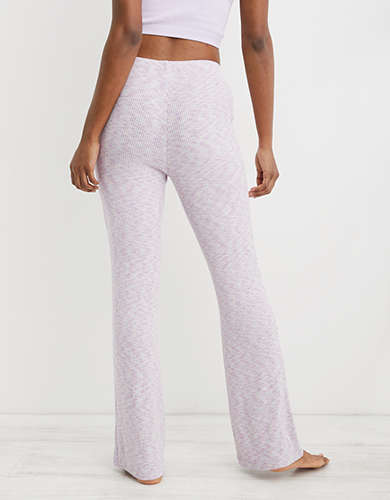 Aerie High Waisted Ribbed Baby Flare